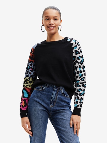 Desigual Sweater 'AYLA' in Black: front