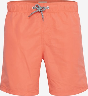 BLEND Board Shorts in Orange: front