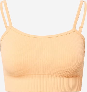 Bustier Soutien-gorge de sport aim'n en orange : devant