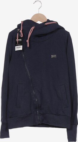 KAPPA Sweatshirt & Zip-Up Hoodie in S in Blue: front