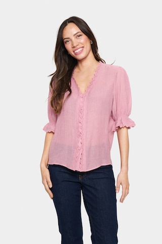 SAINT TROPEZ Blouse 'Kristel' in Pink: front