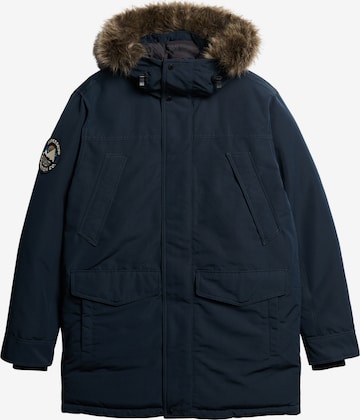 Parka d’hiver 'Everest' Superdry en marron : devant