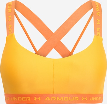 Bustier Soutien-gorge de sport UNDER ARMOUR en jaune : devant