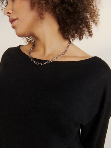 Guido Maria Kretschmer Curvy - Camisa 'Maggie' em preto