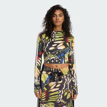 ADIDAS SPORTSWEAR Функциональная футболка 'Adidas x Farm' в Черный: спереди