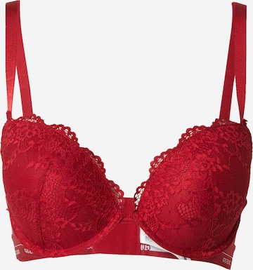 GUESS Push-up Rintaliivi 'JANE' värissä punainen: etupuoli