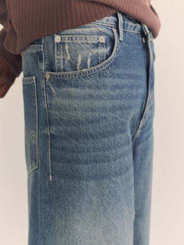 Pull&Bear Normální Džíny – modrá