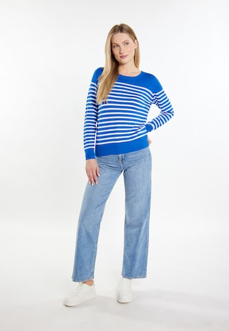 Pull-over DreiMaster Maritim en bleu