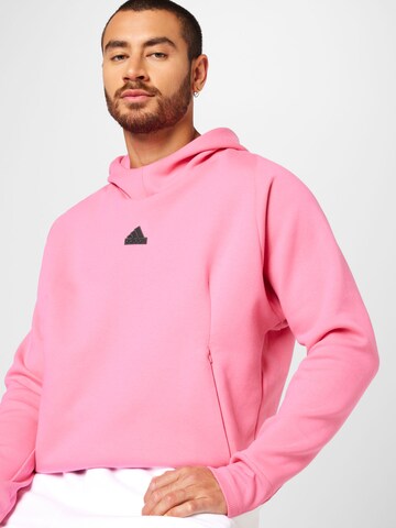 rožinė ADIDAS SPORTSWEAR Sportinio tipo megztinis 'New Z.N.E. Premium'