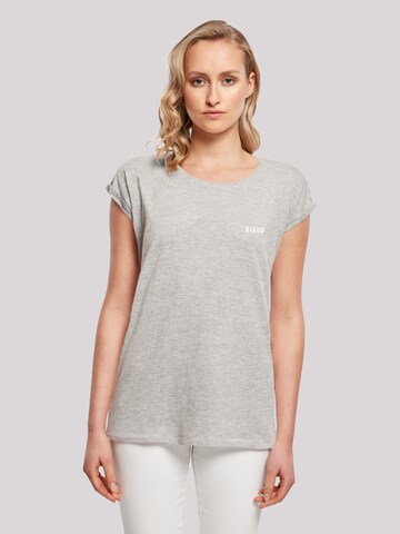 T-shirt 'SIUUU' F4NT4STIC en gris : devant