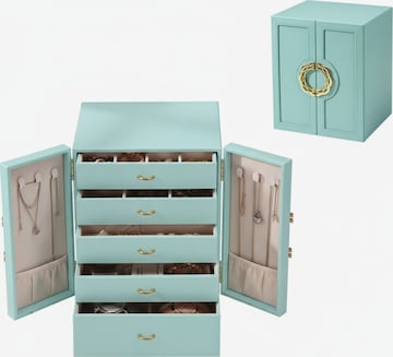 MEVYRA Jewelry Storage in Blue: front