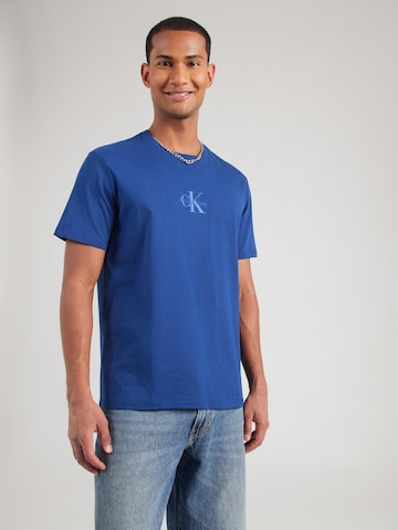 Calvin Klein Jeans Μπλουζάκι σε μπλε: μπροστά