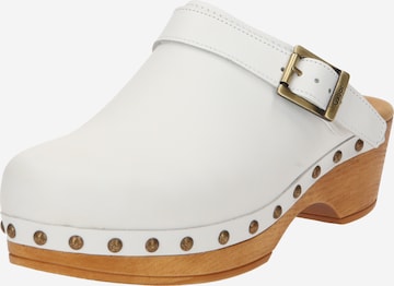 GABOR Clogs in White: front