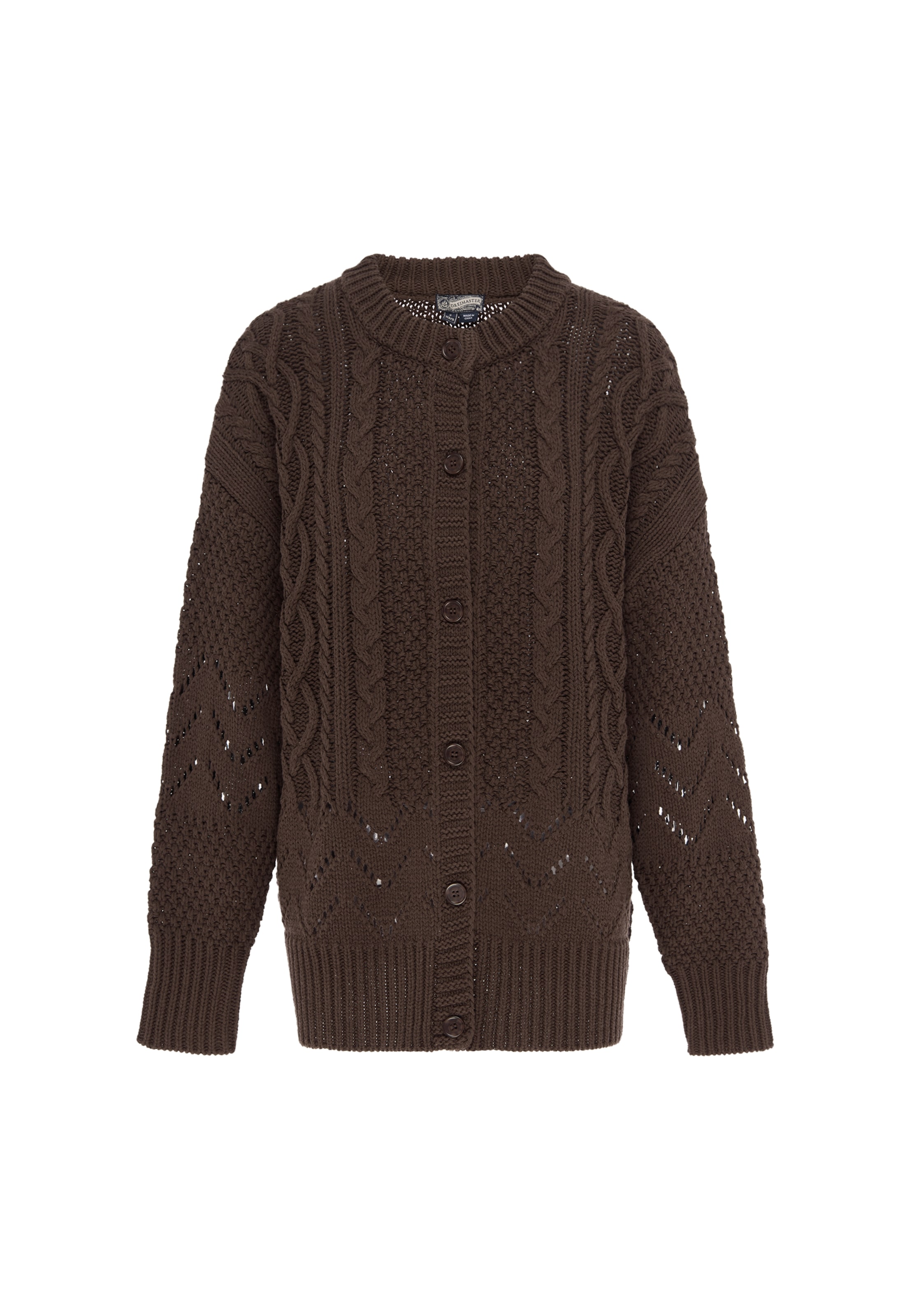DreiMaster Vintage - Cárdigan en marrón: frente