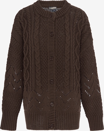 DreiMaster Vintage - Cárdigan en marrón: frente
