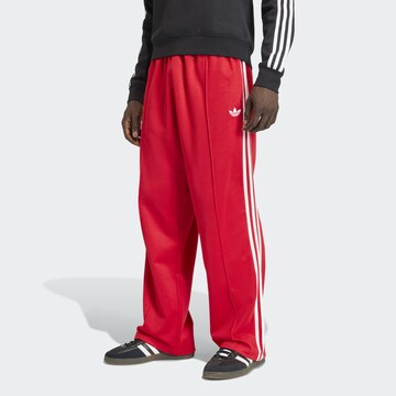 ADIDAS ORIGINALS Loose fit Athletic Pants in Red: front