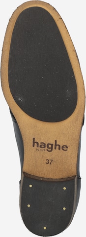 haghe by HUB Stövlett med snörning i svart