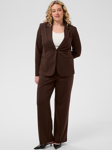 KAFFE CURVE Blazer 'KC Jenna' in Braun