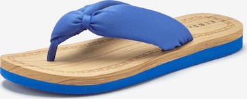 Tongs Elbsand en bleu : devant