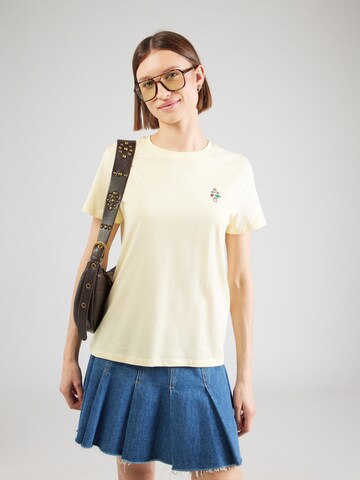 QS Tričko – žlutá: přední strana