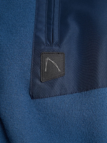 CHASIN' Gebreid vest 'Kobe Zip' in Blauw