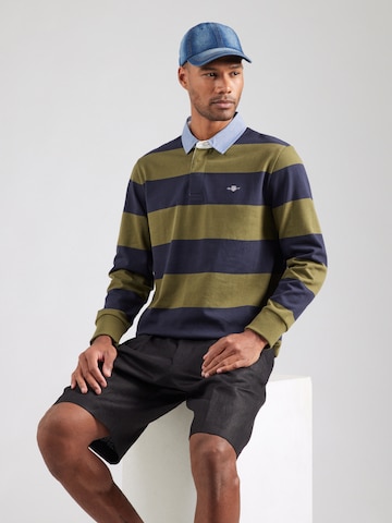 GANT Футболка в Зеленый: спереди
