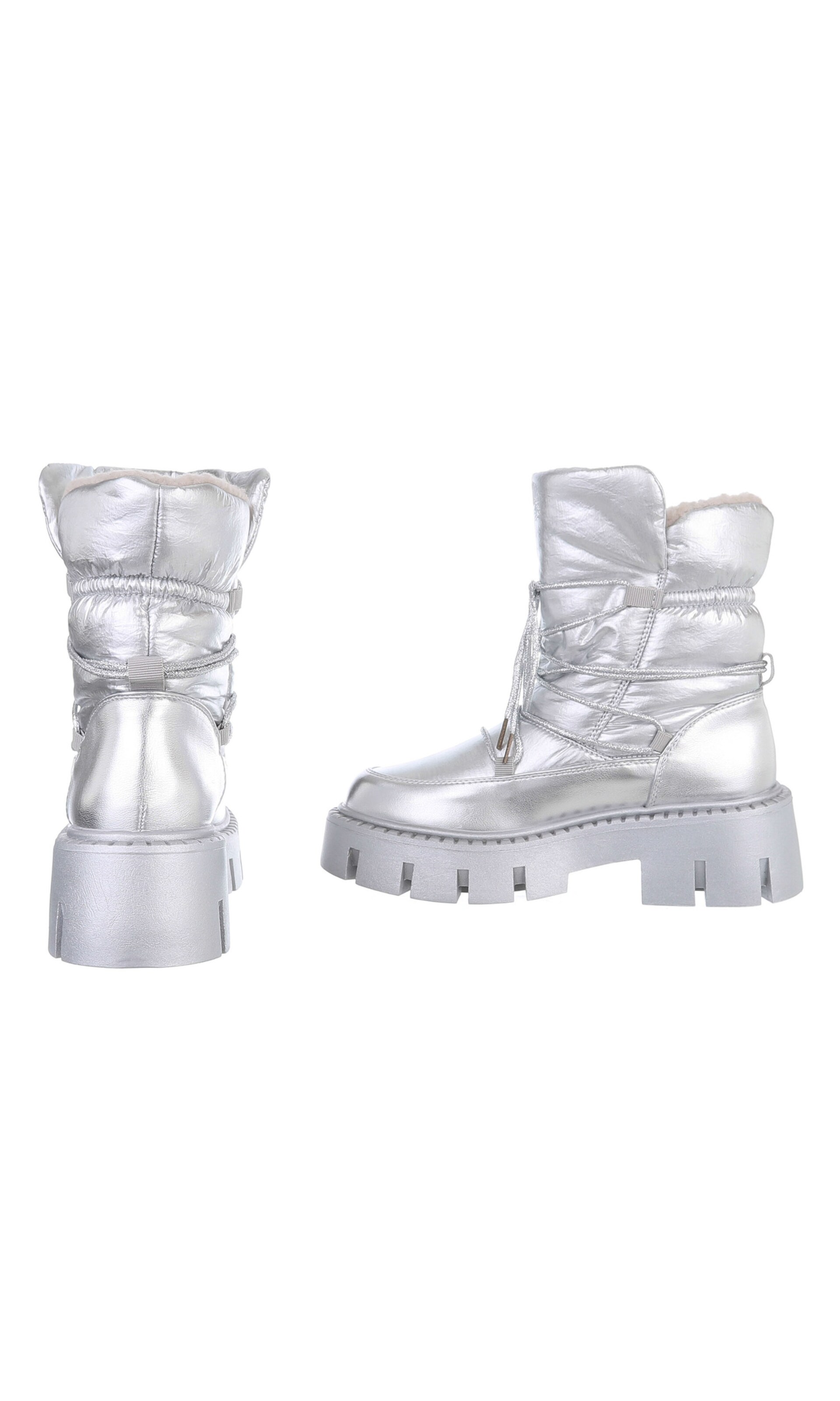 Ital-Design Snowboots in Silber