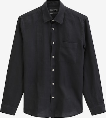 Marc O'Polo Hemd in Schwarz: Vorderseite