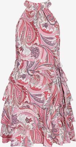 IZIA Zomerjurk 'Festival' in Rood: voorkant