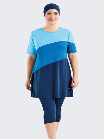 C&City Badeanzugkleid in Blau: Vorderseite