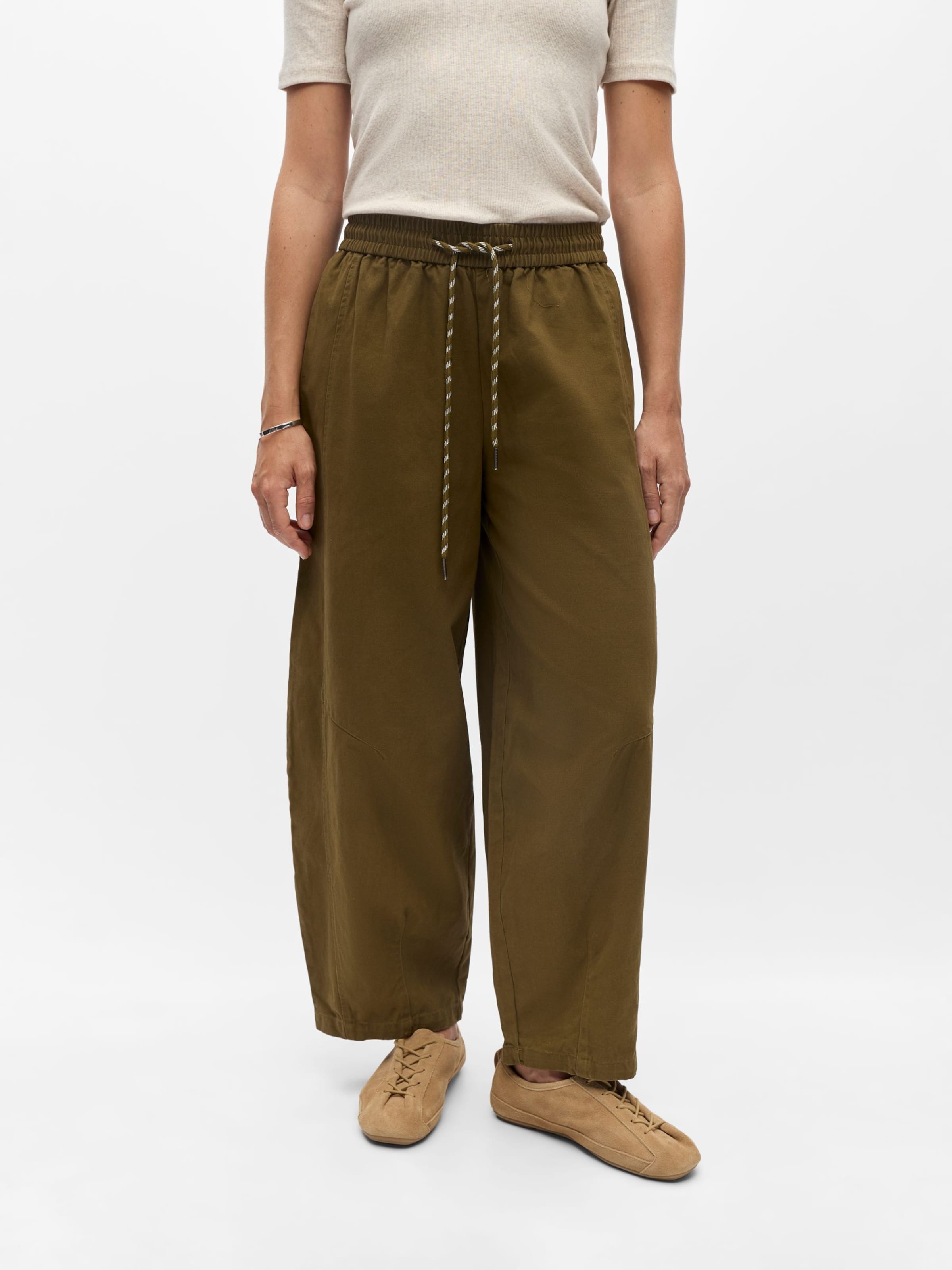 OBJECT Loose fit Pants in Green