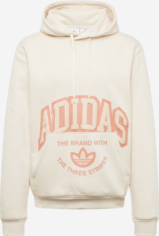 ADIDAS ORIGINALS Sweatshirt 'VRCT' in Weiß: predná strana