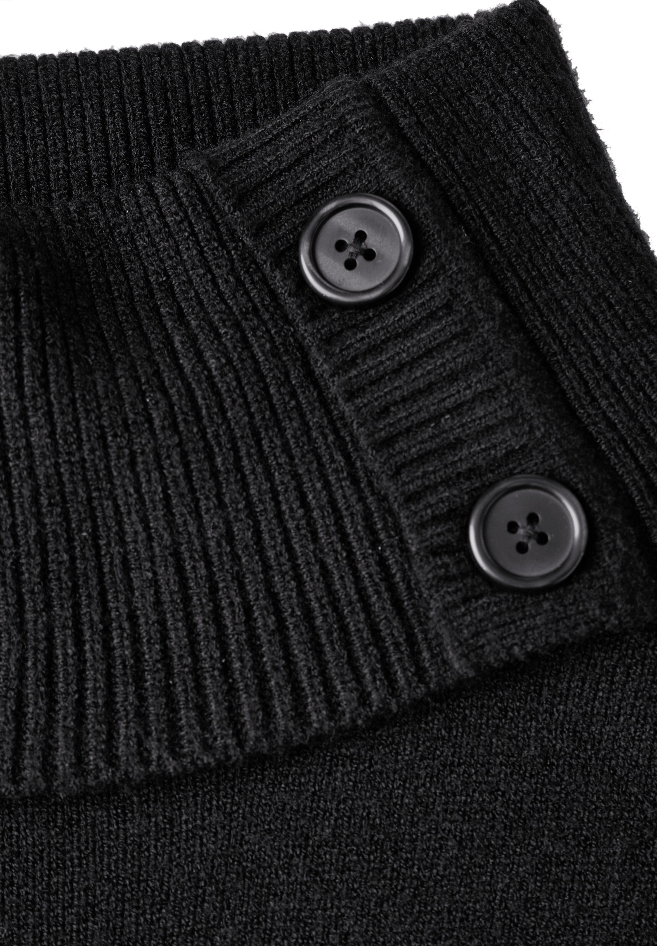 STREET ONE Pullover in Schwarz