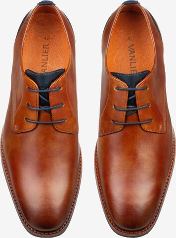 VANLIER Lace-Up Shoes 'Amalfi' in Brown
