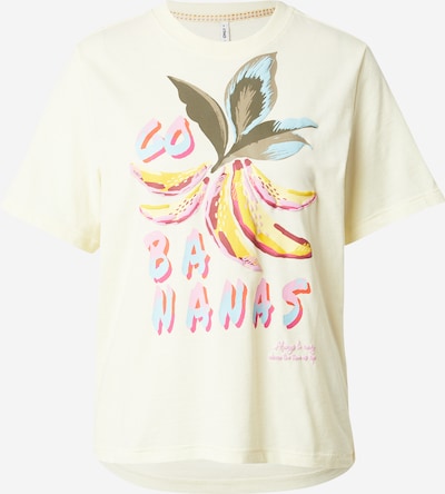 Tricou 'ONLBLINIS' ONLY pe galben / galben deschis / verde închis / roz pal, Vizualizare produs