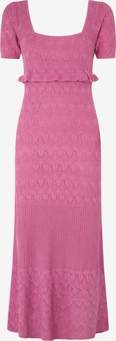 Pepe Jeans Knitted dress 'GOLDIE' in Pink: front