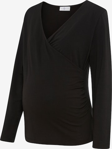 Neun Monate Shirt in Schwarz: Vorderseite