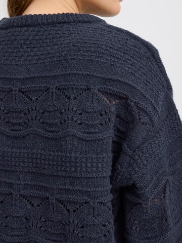 ICHI Sweater 'IH ASTRA' in Blue