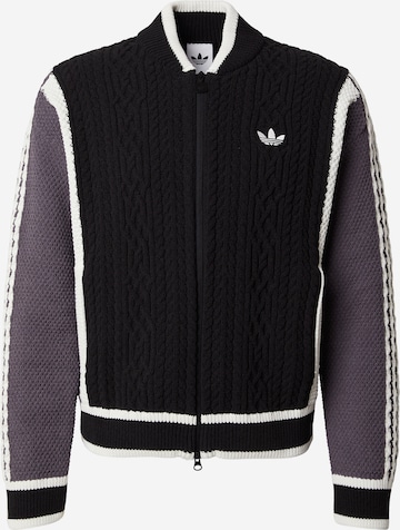 melns ADIDAS ORIGINALS Adīta jaka: no priekšpuses