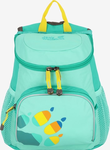 JACK WOLFSKIN Sports Backpack 'Little Joe' in Green: front