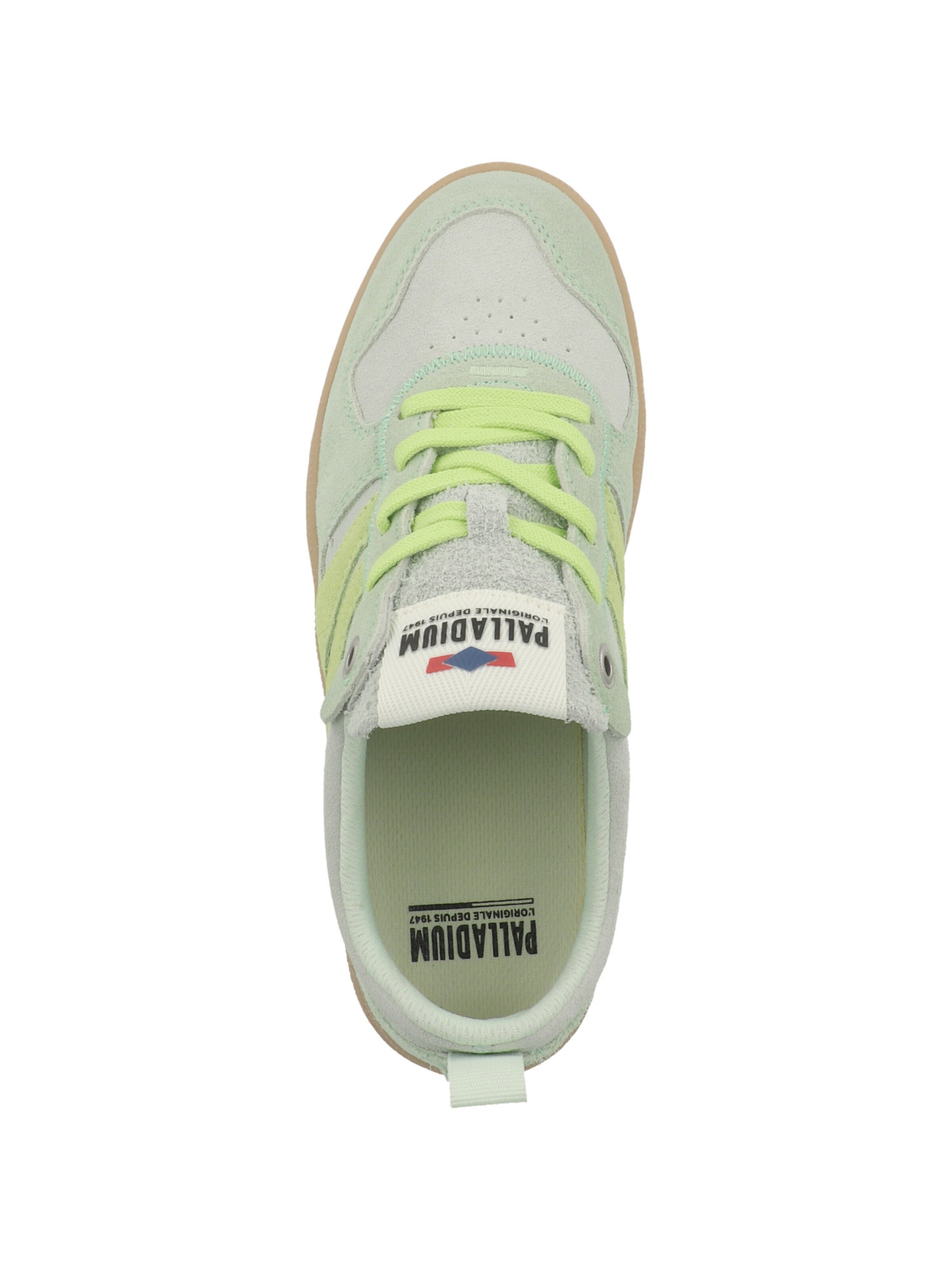 Baskets basses 'Pallacup Flame' Palladium en vert