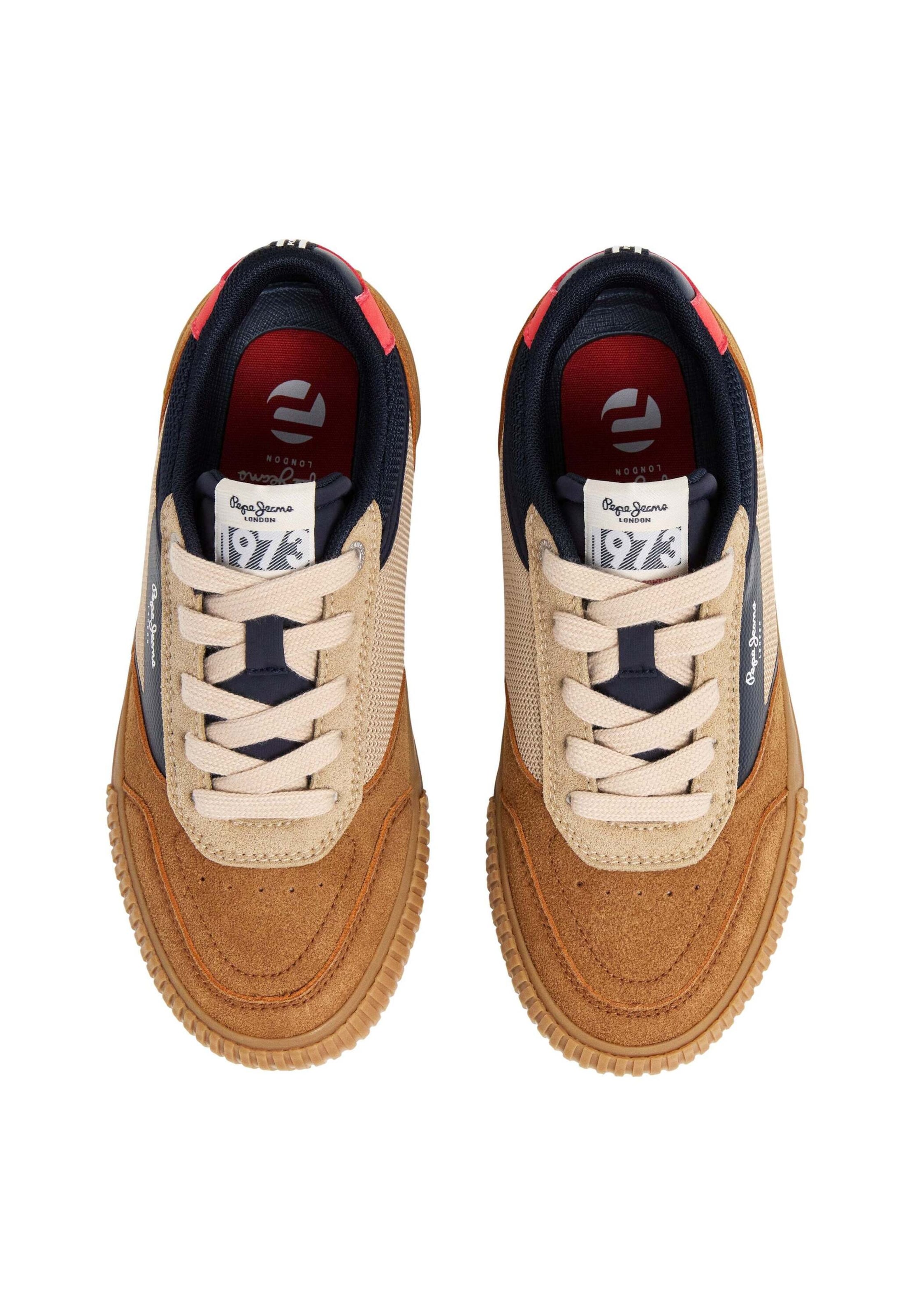 Sneaker 'Kenton Street' di Pepe Jeans in marrone
