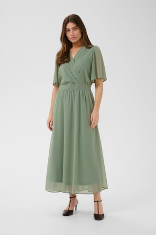 CULTURE Jurk ' Millie Juliana ' in Groen: voorkant