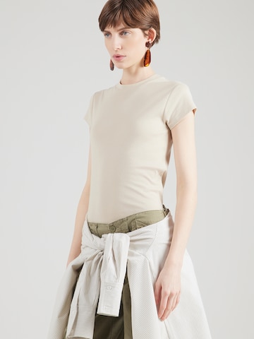 TOPSHOP Shirt 'EVERYDAY' in Grey: front