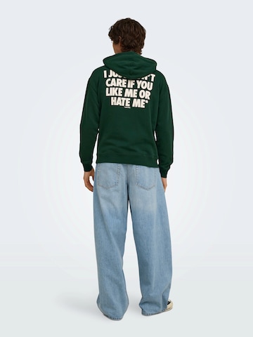 Only & Sons Sweatshirt 'ONSTROY' in Grün