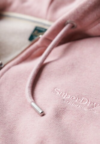 Veste de survêtement 'Essential' Superdry en rose