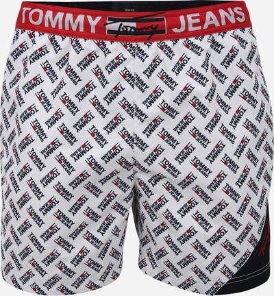 Tommy Hilfiger Underwear Badeshorts in dunkelblau / feuerrot / weiß, Produktansicht