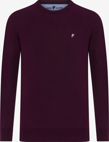 DENIM CULTURE Sweater 'Jeromy' in Purple: front