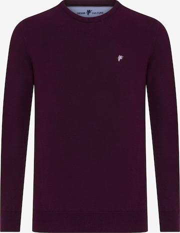 DENIM CULTURE - Pullover 'Jeromy' em roxo: frente