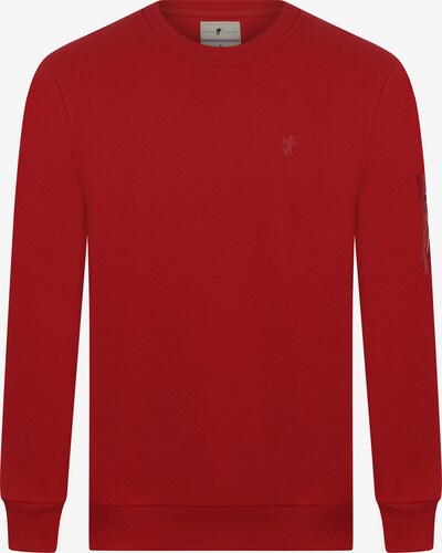 DENIM CULTURE Sweat-shirt 'Bret' en rouge, Vue avec produit